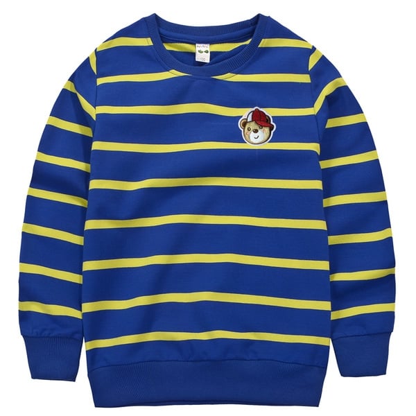 Παιδικές  βαμβακερές μπλούζες για το φθινόπωρο για αγόρια σε οκτώ χρώματα