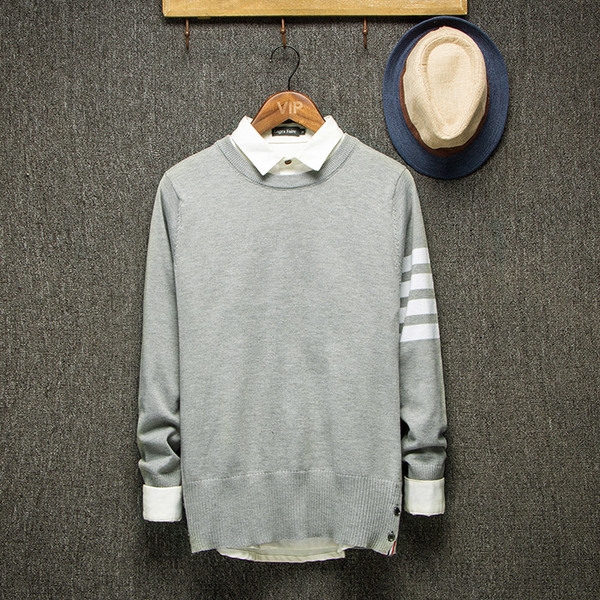 Мъжка плетена жилетка в 2 варианта - с откопчаване и без откопчване