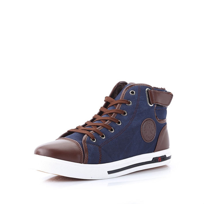 Ανδρικά παπούτσια χειμώνα με σουέτ