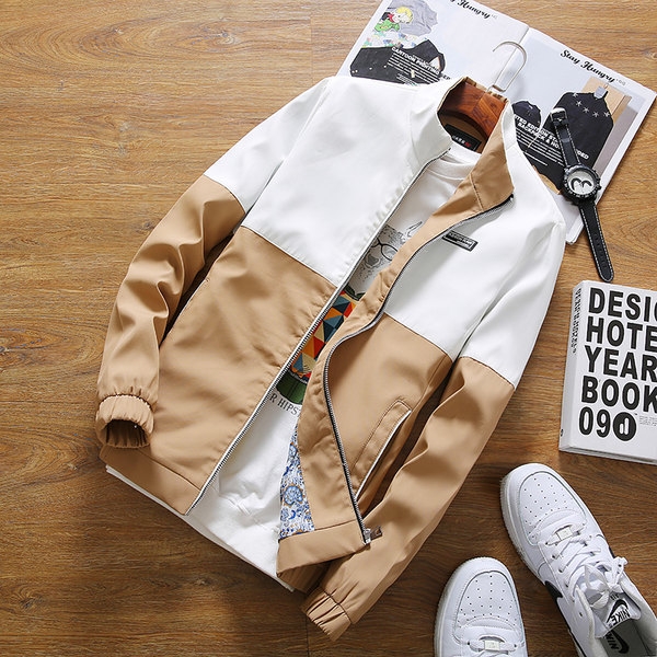 Стилни есенни и пролетни мъжки слим якета в 4 модела 