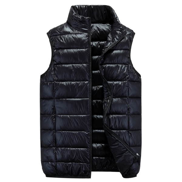 Дебели зимни елеци за мъже и жени в различни цветове - розови, червени, зелени, черни без качулка