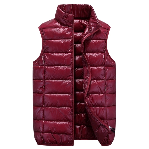 Дебели зимни елеци за мъже и жени в различни цветове - розови, червени, зелени, черни без качулка