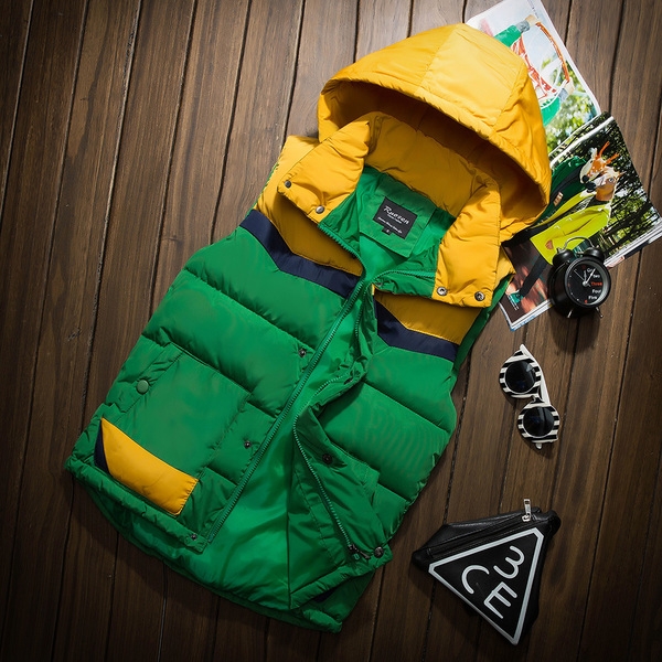 Есенно-зимни мъжки елеци тип Слим - различни цветове. 