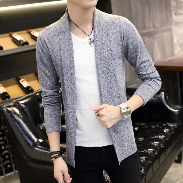 Тънки есенни мъжки жилетки с V-образно деколте- къси и дълги. 