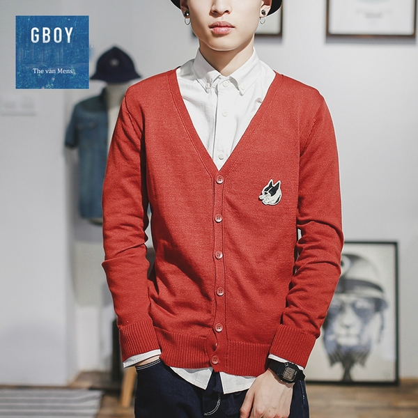 Тънки мъжки жилетки в 8 различни цвята с копчета - червени, бордо, сини, зелени, сиви - есенни и пролетни