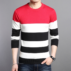 Мъжки пуловери тип Слим в най-разнообразни цветове