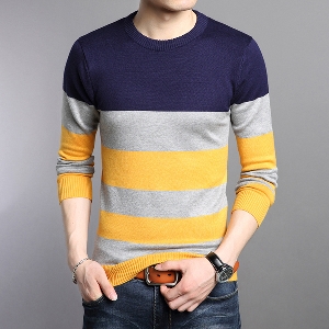 Мъжки пуловери тип Слим в най-разнообразни цветове