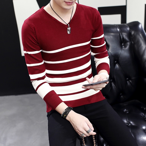 Мъжки Слим пуловер в три цвята