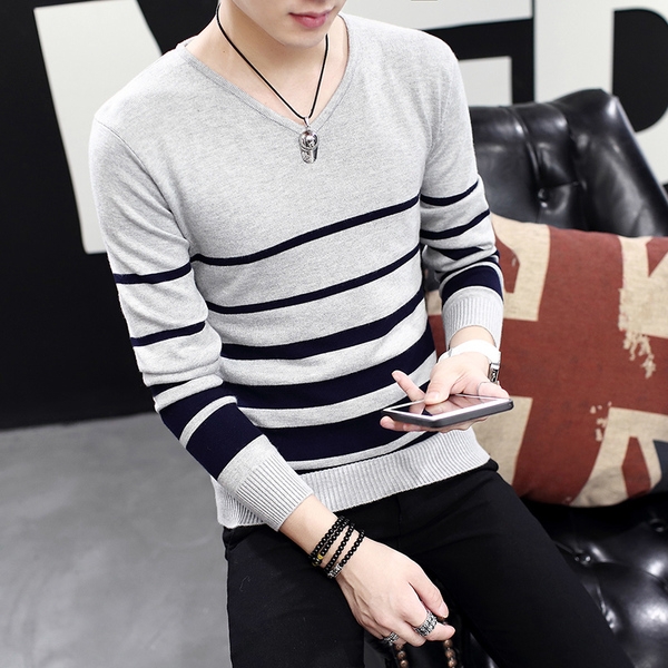 Мъжки Слим пуловер в три цвята