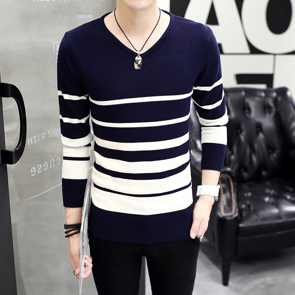 Мъжки Слим пуловер в три цвята