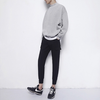 Мъжки широк изчистен суичер в няколко цвята