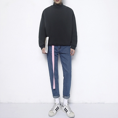 Мъжки широк изчистен суичер в няколко цвята