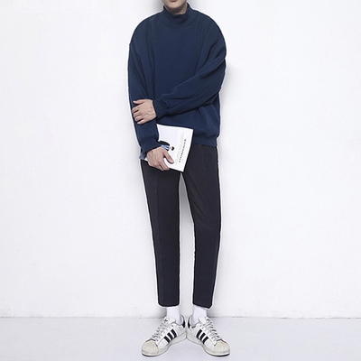 Мъжки широк изчистен суичер в няколко цвята