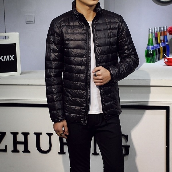 Есенно-зимни якета за мъже с качулка и без качулка в 7 цвята - с малка торбичка за съхранение.