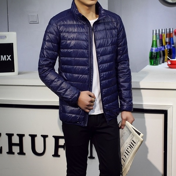 Есенно-зимни якета за мъже с качулка и без качулка в 7 цвята - с малка торбичка за съхранение.