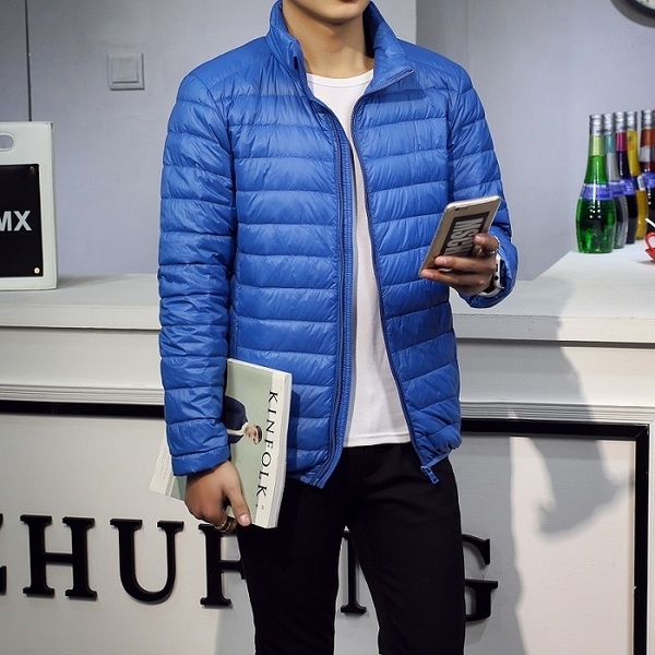 Есенно-зимни якета за мъже с качулка и без качулка в 7 цвята - с малка торбичка за съхранение.