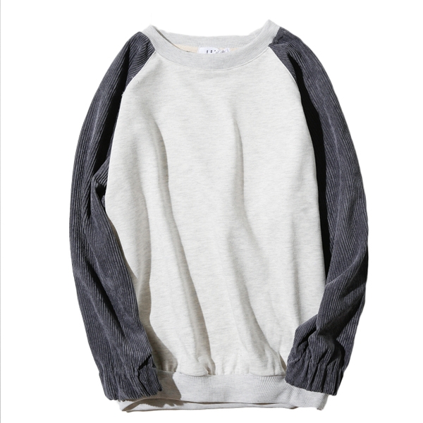 Αντρικές  Μπλούζες   για το  φθινόπωρο με ροζ, κίτρινο και γκρι μανίκια