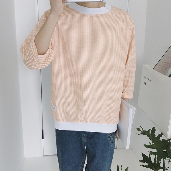 Αντρικές  Μπλούζες ριγέ  για το  φθινόπωρο 3/4 μανίκι - πέντε top model