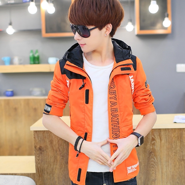 Ανδρικόμπουφάν με κουκούλα σε διάφορα χρώματα