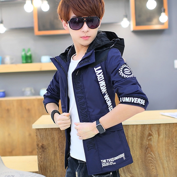 Ανδρικόμπουφάν με κουκούλα σε διάφορα χρώματα