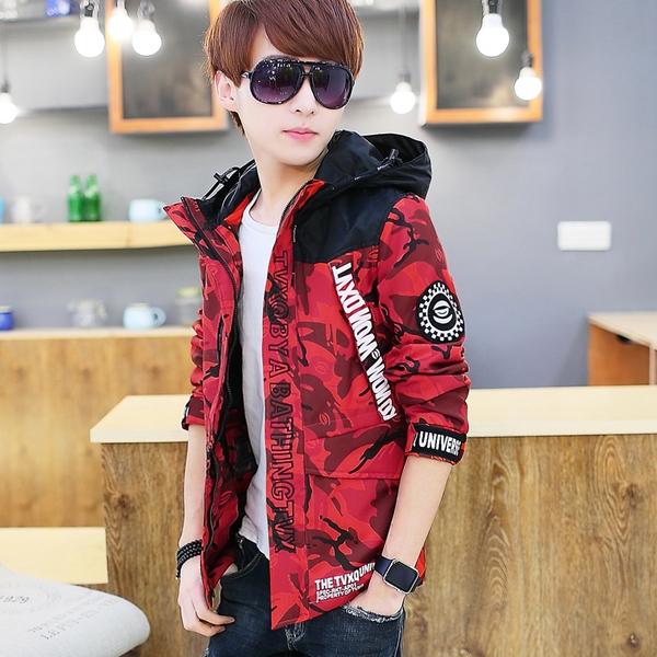 Ανδρικόμπουφάν με κουκούλα σε διάφορα χρώματα