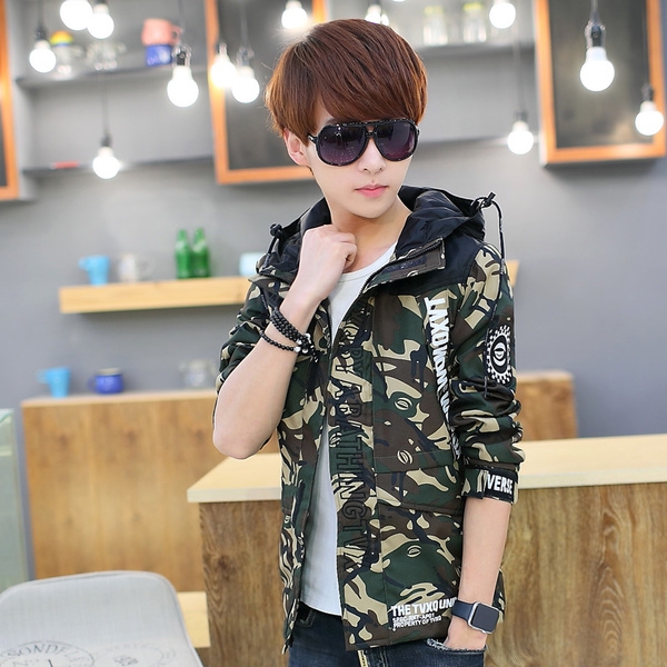 Ανδρικόμπουφάν με κουκούλα σε διάφορα χρώματα