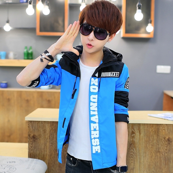 Ανδρικόμπουφάν με κουκούλα σε διάφορα χρώματα