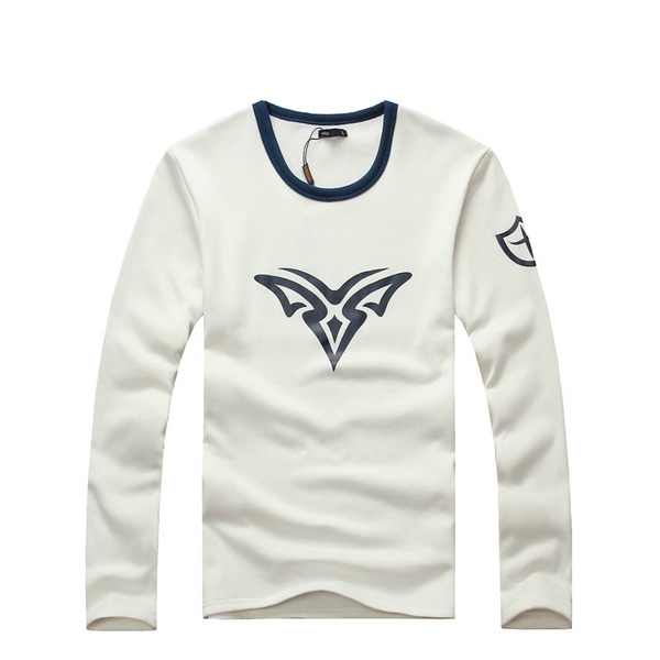 Топла блуза от кашмир за мъже с сив, черен, син и бял цвят