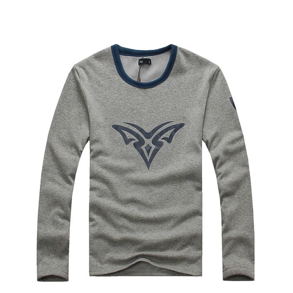 Топла блуза от кашмир за мъже с сив, черен, син и бял цвят