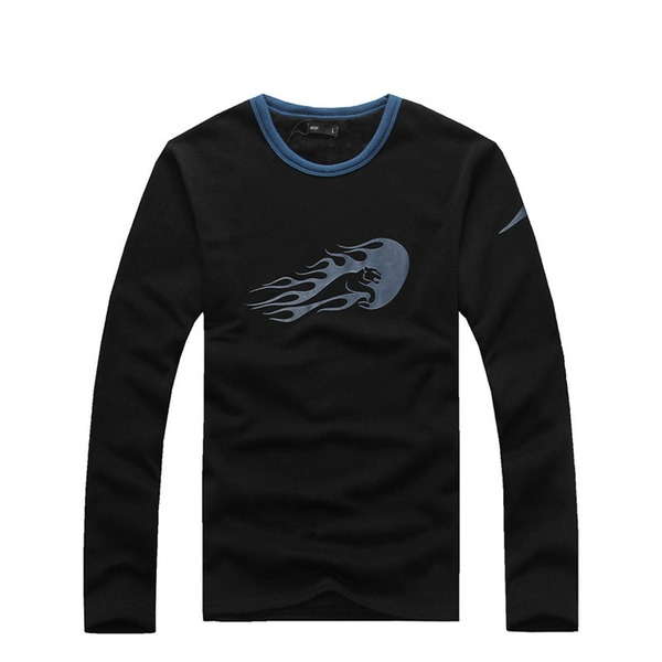 Топла блуза от кашмир за мъже с сив, черен, син и бял цвят