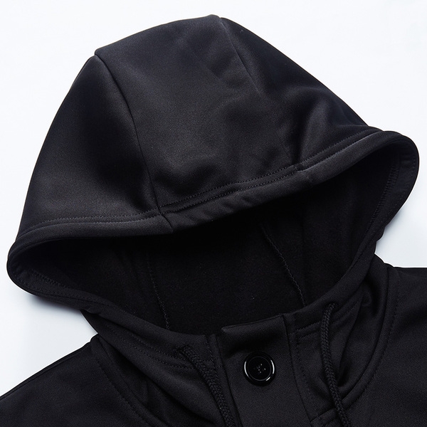 Αντρικό φούτερ με κουκούλα και τσέπες