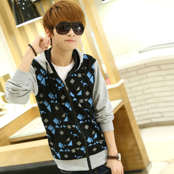 Αντρική ζακέτα με κουκούλα  σε πολλά νέα μοντέλα