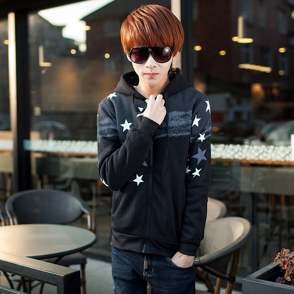 Αντρική ζακέτα με κουκούλα  σε πολλά νέα μοντέλα