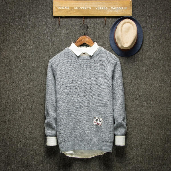 Мъжки широки пуловери в четири цвята. 