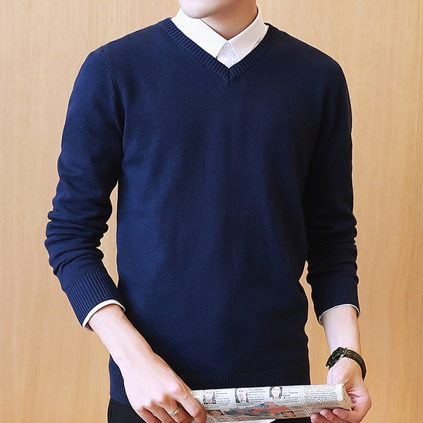 Есенно-зимни мъжки пуловери от финна вълна сиви, виненочервени, жълти, бели, черни, зелени