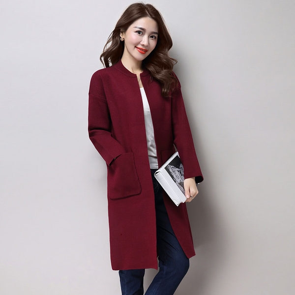 Παλτά φθινόπωρο γυναικών σε 6 χρώματα με μεγάλες τσέπες