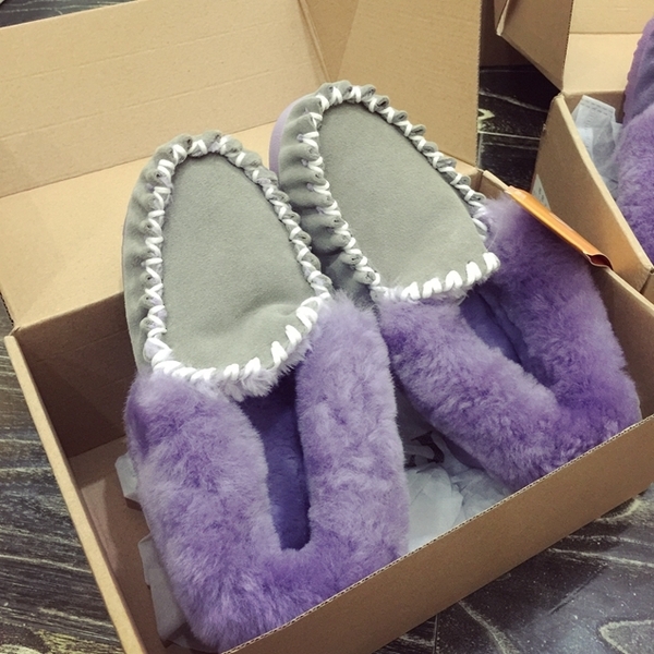 Зимни дамски боти с плюш в няколко цвята