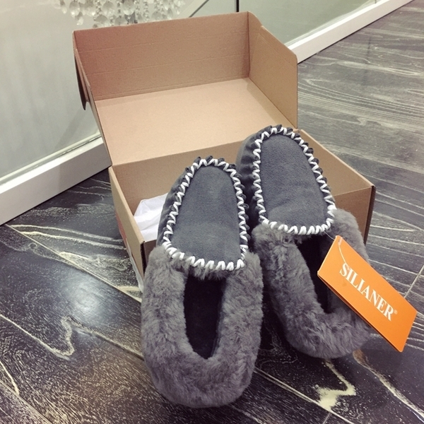 Зимни дамски боти с плюш в няколко цвята