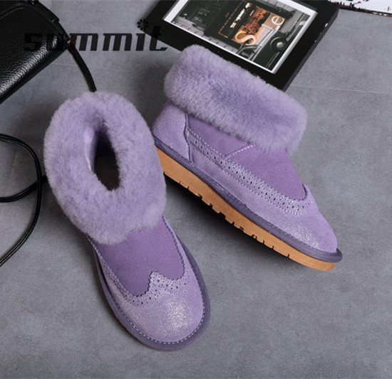 Κομψές γυναικείες  μπότες σε μαύρο, ροζ, σκούρο μπλε και μοβ χρώμα