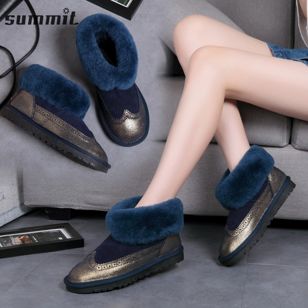 Κομψές γυναικείες  μπότες σε μαύρο, ροζ, σκούρο μπλε και μοβ χρώμα