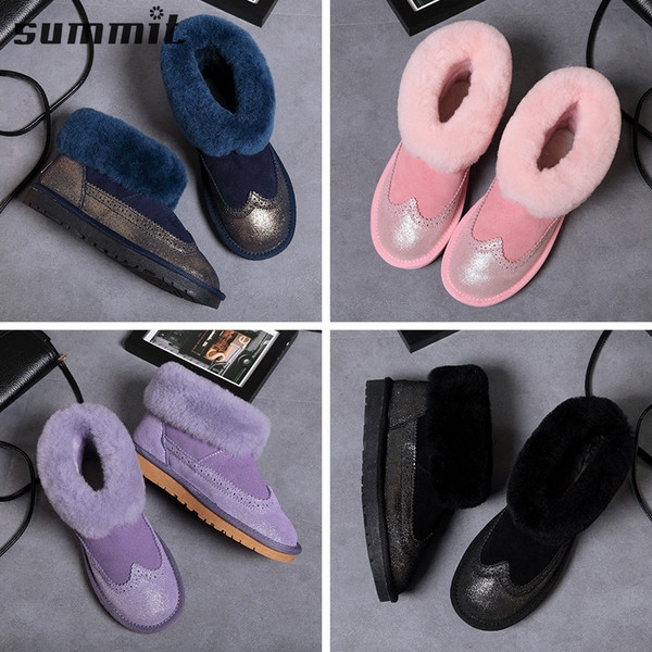 Κομψές γυναικείες  μπότες σε μαύρο, ροζ, σκούρο μπλε και μοβ χρώμα