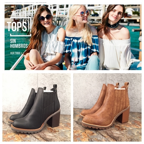 Γυναικείες  μαύρες και καφέ δερμάτινες μπότες 