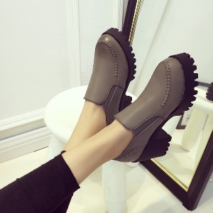 Водоустойчиви дамски обувки на висок ток от естествена кожа
