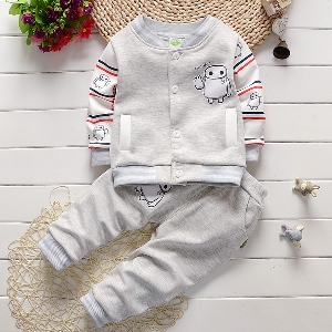 Бебешки и детски комплекти от две части - от суичър или блузка и дълги панталони - есенни и зимни за момчета и момичета