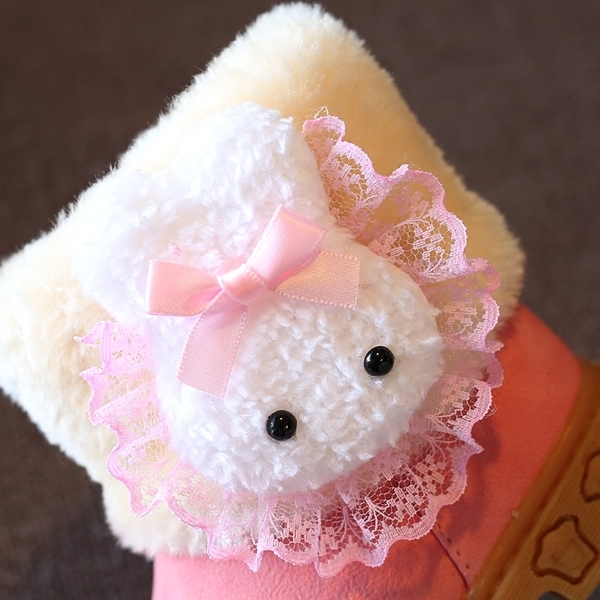 Детски зимни ботуши за момичета - кафяви, розови, цикламени 