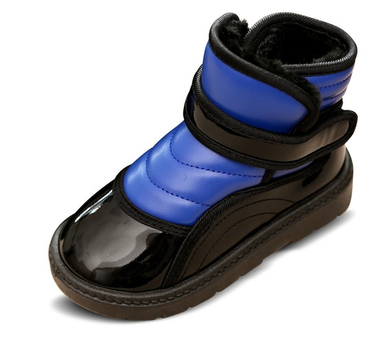 Детски зимни непромокаеми ботуши за момчета и момичета розови сини