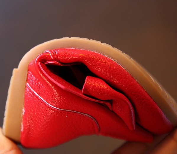 Детски есенни боти с панделка: Розови, Червени, Черни