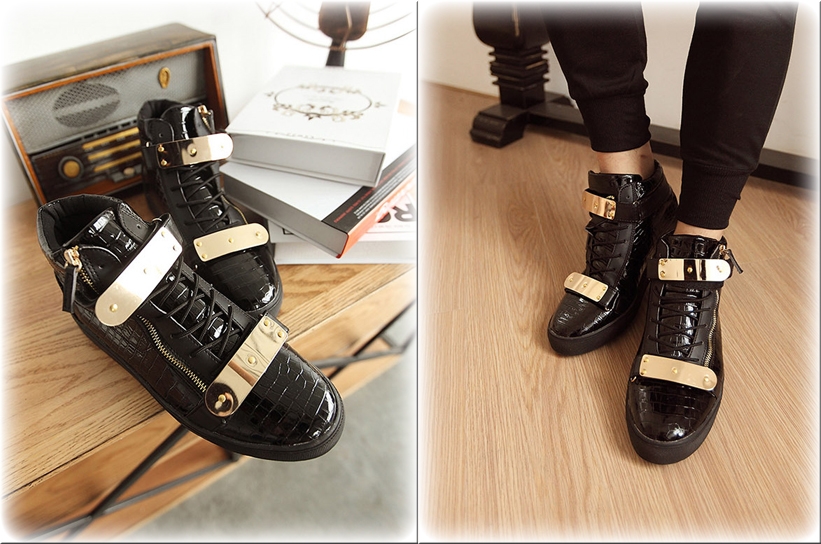 Мъжки лачени кецове Glory в 2 цвята