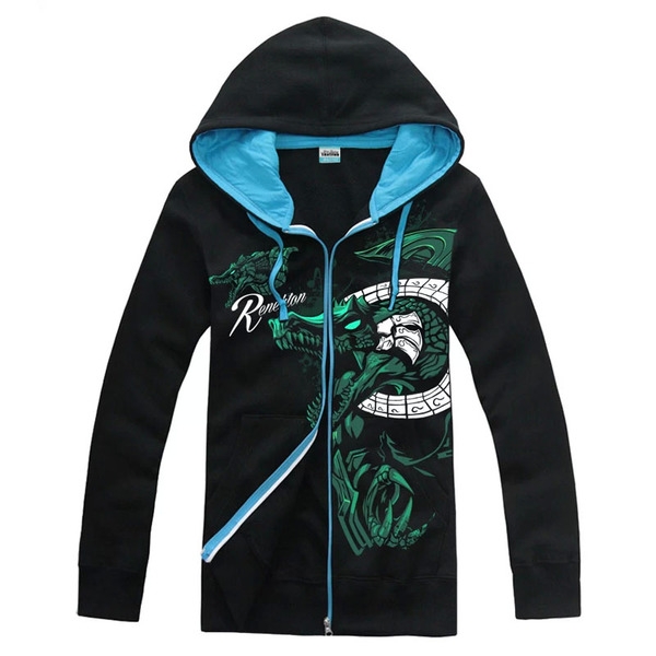 Уникален мъжки суичър в няколко модела на League of Legends светещ в тъмното с щампи на различни герои