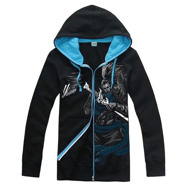 Уникален мъжки суичър в няколко модела на League of Legends светещ в тъмното с щампи на различни герои